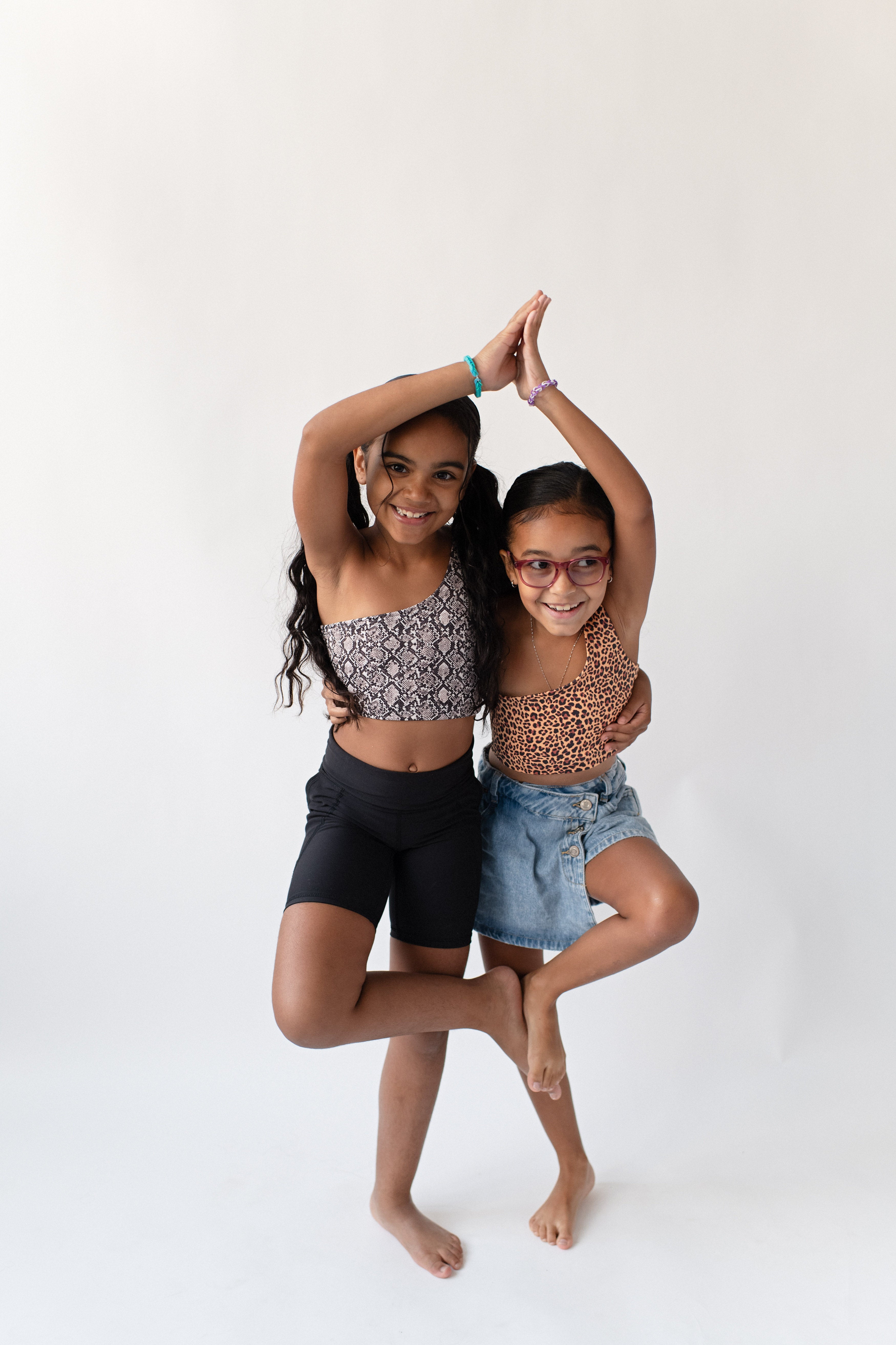 Sunshine  In The Studio: Junior's One Shoulder Top (ages 8-14 years old)