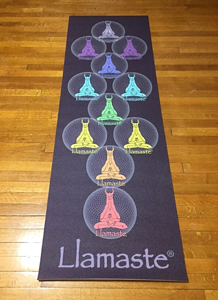 Llamaste Tree of Llamas Chakra Yoga Mat